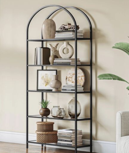 Beautiful Metal and Glass Shelf