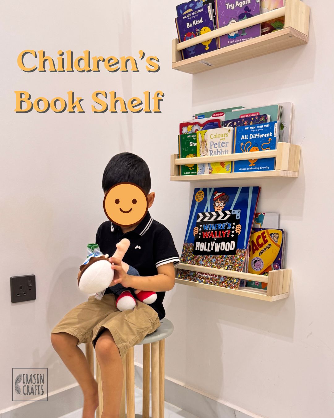 kids book shelf