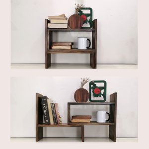 Expandable Wooden Shelf বিভিন্ন স্টাইলে ইউস করা যায়