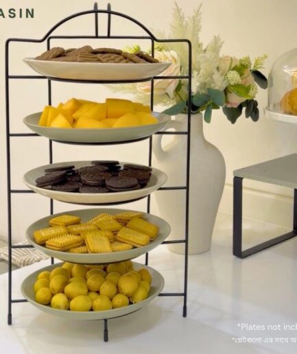 ৫ তাকের Plate Display Stand